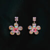 Elegant Floral Crystal Earrings | Glint Gems