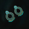 Majestic Turquoise Hoop Earrings | Glint Gems